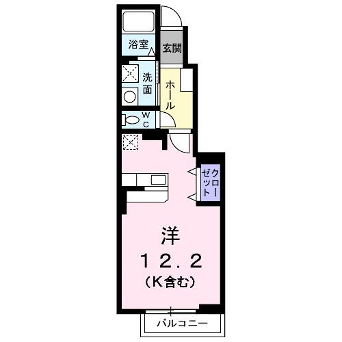 クラール（103） 間取り図画像