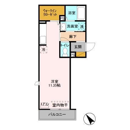 セジュールホンダ Ｃ（203） 間取り図画像