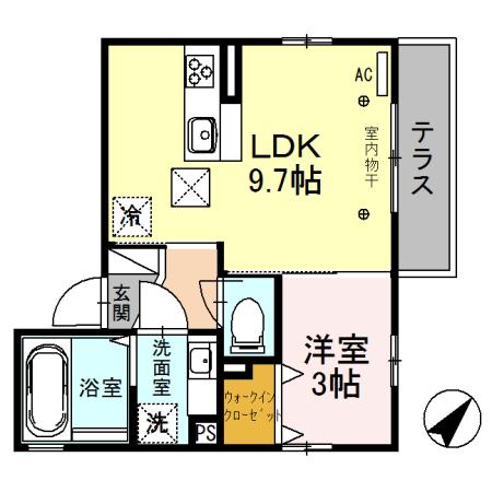 Feliz colina（101） 間取り図画像