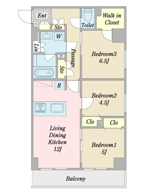 Ｙ’ｓ　Ｔｅｒｒａｃｅ（0401） 間取り図画像