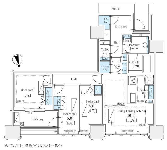  間取り図写真