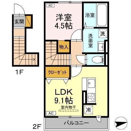 palacio A（202） 間取り図画像