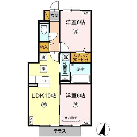 スクエア（103） 間取り図画像
