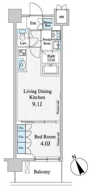 プレノ清澄庭園（418） 間取り図画像