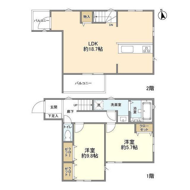  間取り図写真