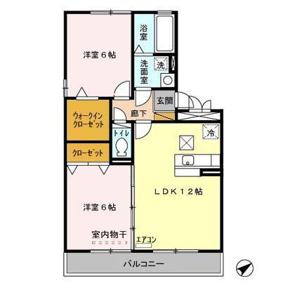 ヴァン・ボヌール（106） 間取り図画像