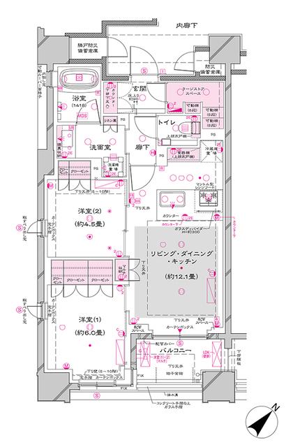  間取り図写真
