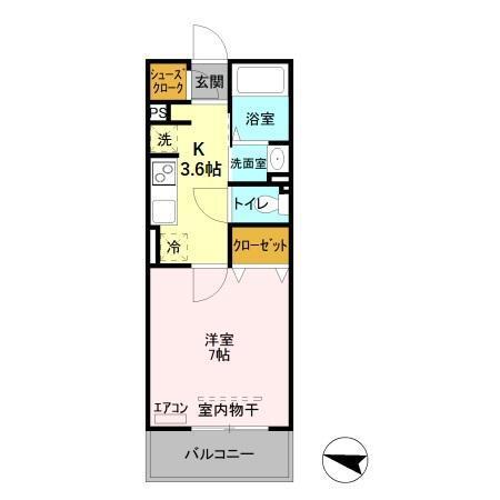 リヴィエール（202） 間取り図画像