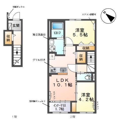  間取り図写真