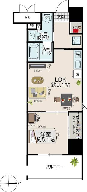  間取り図写真