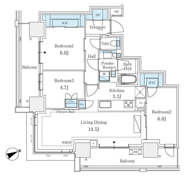  間取り図写真