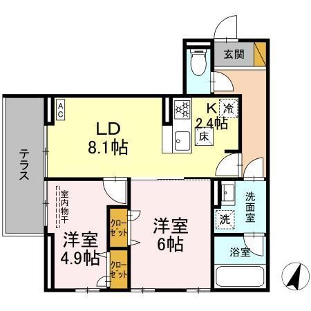  間取り図写真