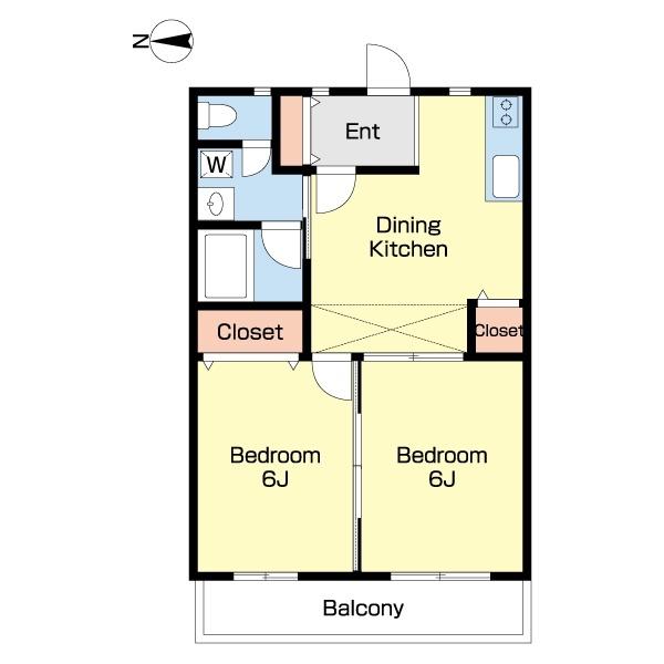 別部屋の間取になります。