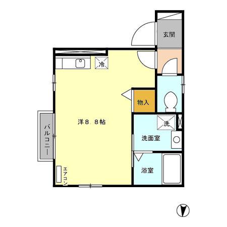 アコール（102） 間取り図画像