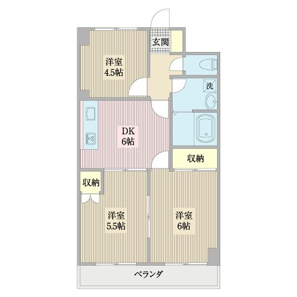 右下洋室は和室に変更となります