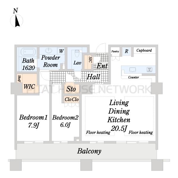 専有面積：90.02平米