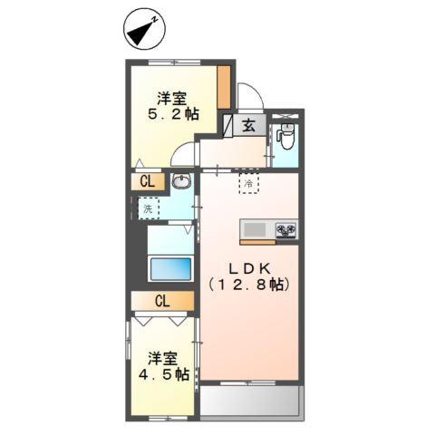 ヴェリテ 間取り図画像