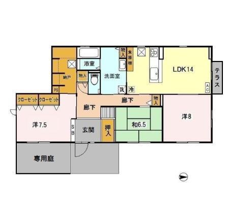  間取り図写真