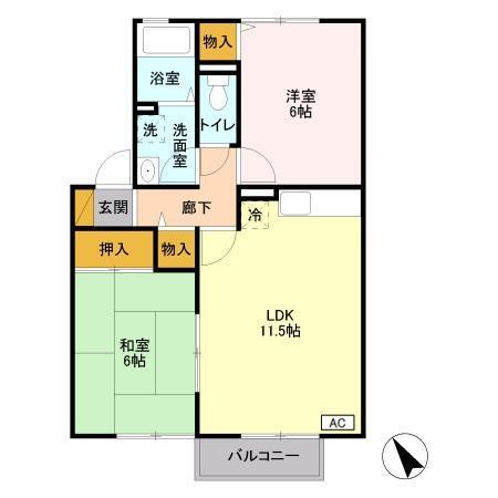 コートアステール（103） 間取り図画像