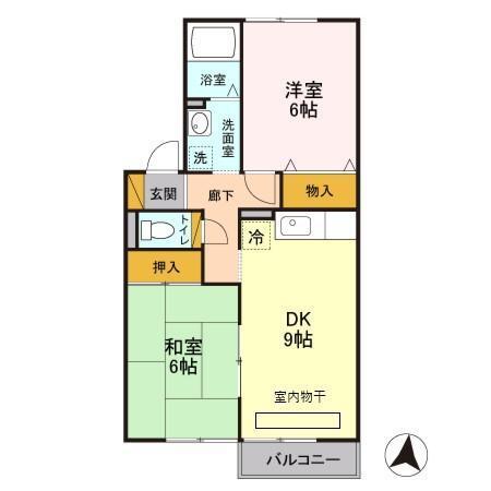 メゾンドール　弐番館（202） 間取り図画像