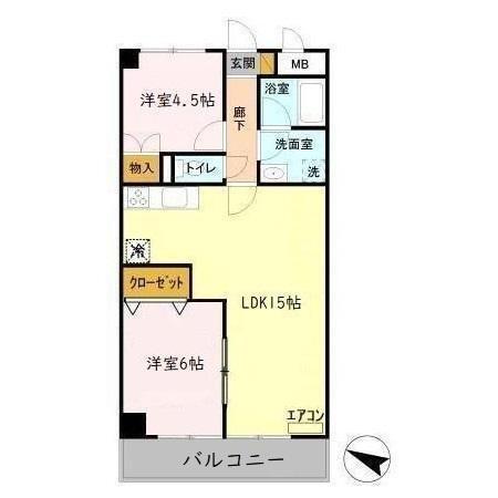 YS習志野台（210） 間取り図画像