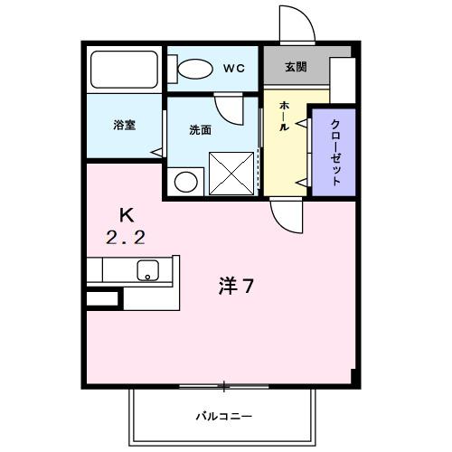 メゾン　ミルト（202） 間取り図画像