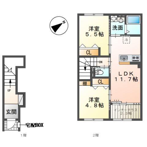 あんず 間取り図画像