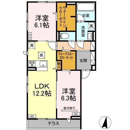 Craspedia（101） 間取り図画像