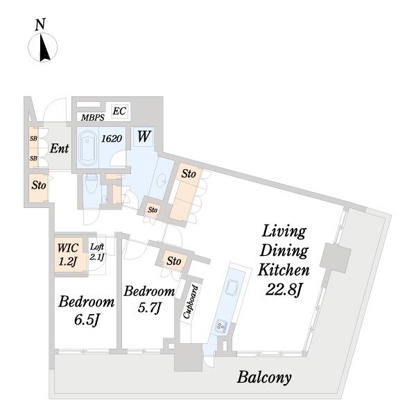 【最上階】全部屋窓あり