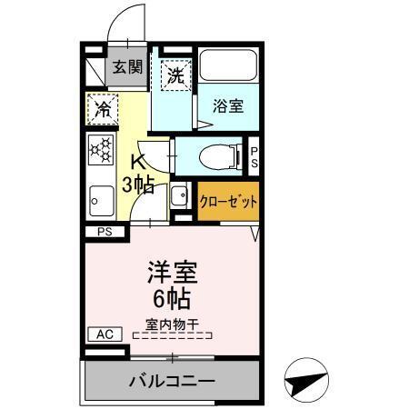 セレスティア柴又Ⅵ（205） 間取り図画像