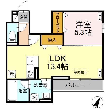 エスペリア新百合ヶ丘（202） 間取り図画像
