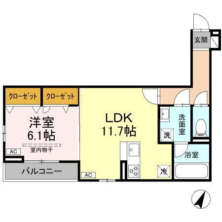 エスペリア新百合ヶ丘（203） 間取り図画像