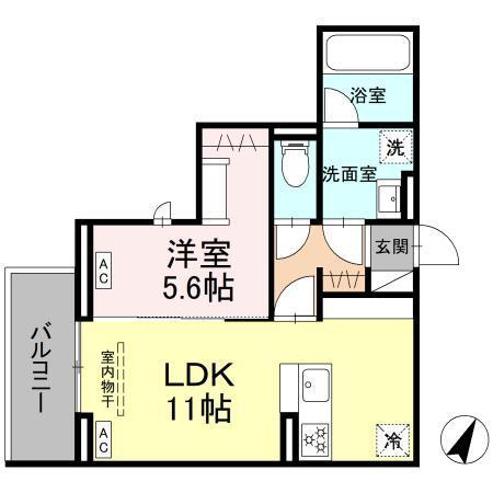 エスペリア新百合ヶ丘（305） 間取り図画像