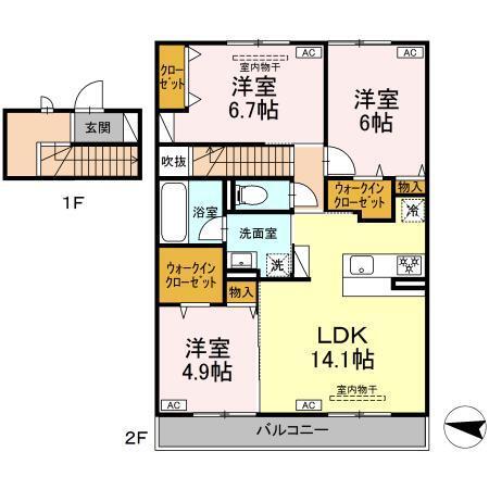  間取り図写真