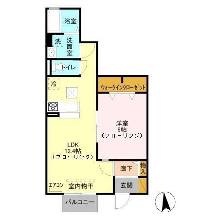 グリーンコーポ網代橋（103） 間取り図画像