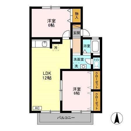 アルカディア　Ⅲ（202） 間取り図画像
