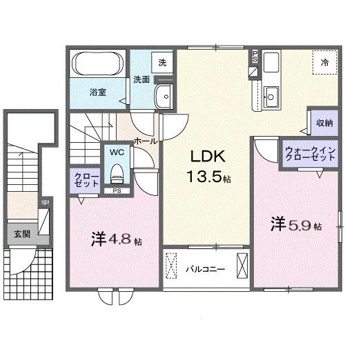 グラン　ヴェール（205） 間取り図画像