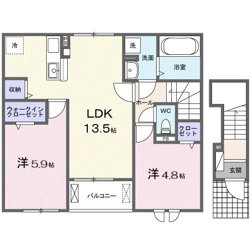 グラン　ヴェール（202） 間取り図画像