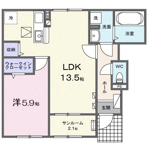グラン　ヴェール（102） 間取り図画像