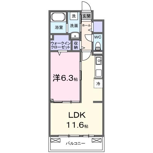 Ａｍｒｉｔａ　Ⅴ（203） 間取り図画像