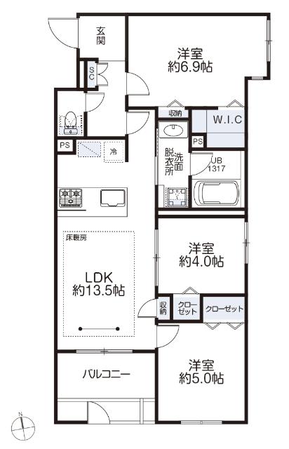  間取り図写真