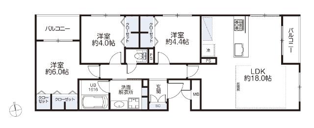  間取り図写真