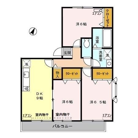 ドエル本町（201） 間取り図画像