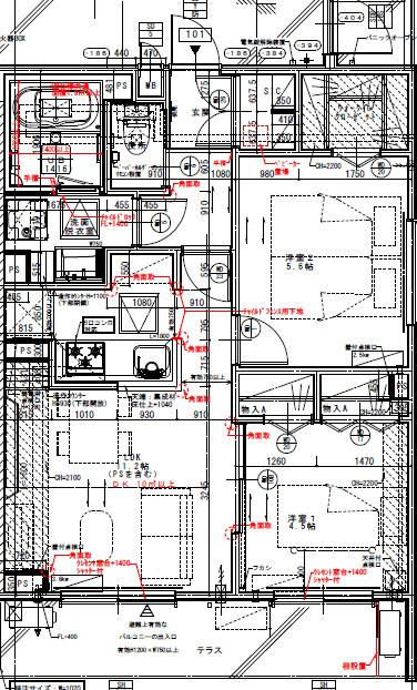  間取り図写真