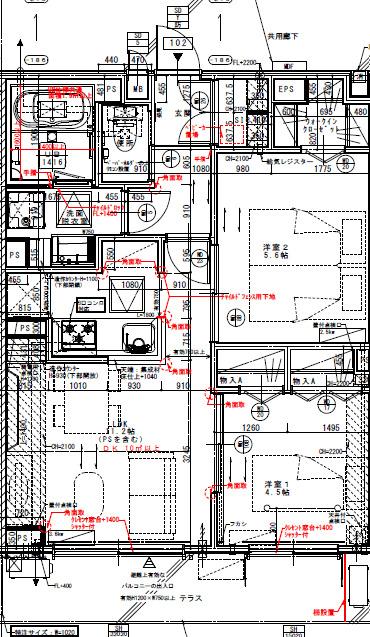  間取り図写真