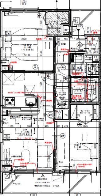  間取り図写真