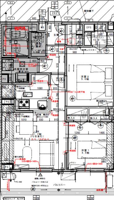  間取り図写真