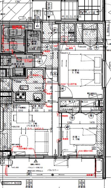  間取り図写真