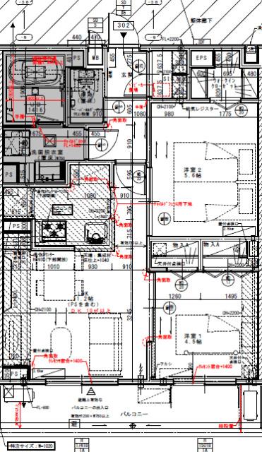  間取り図写真