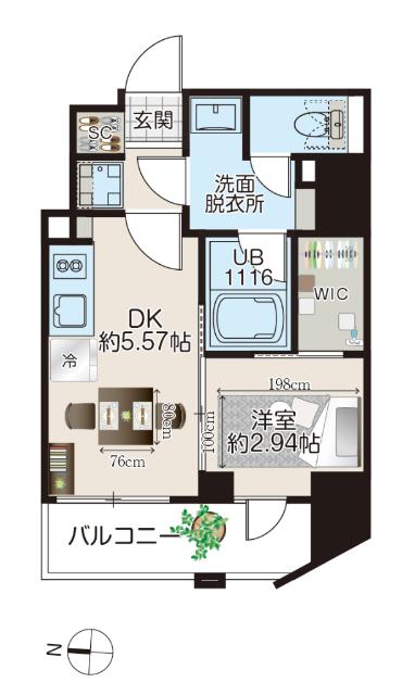 間取り図写真